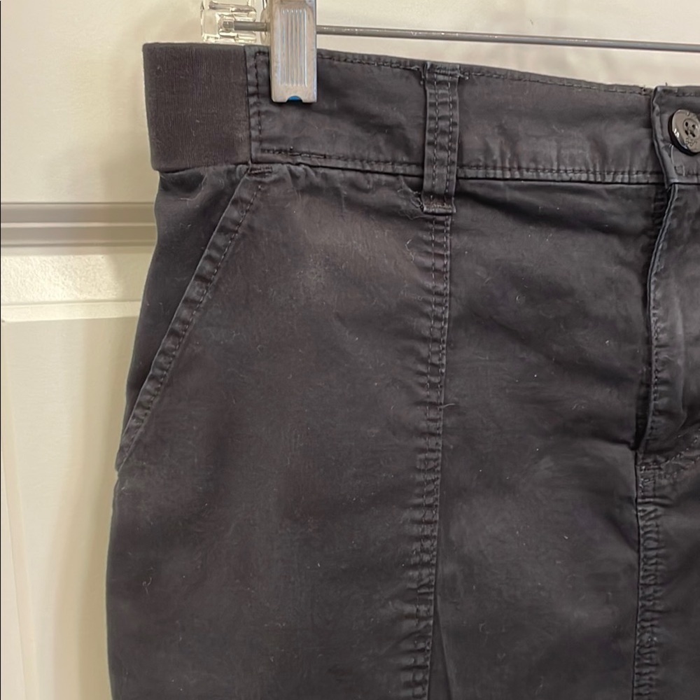 Lee Black Mini Pencil Skorts Elastic Waist Pockets - Picture 4 of 14